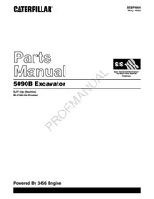 Caterpillar Cat 5090B Excavator Parts Catalog Manual picture