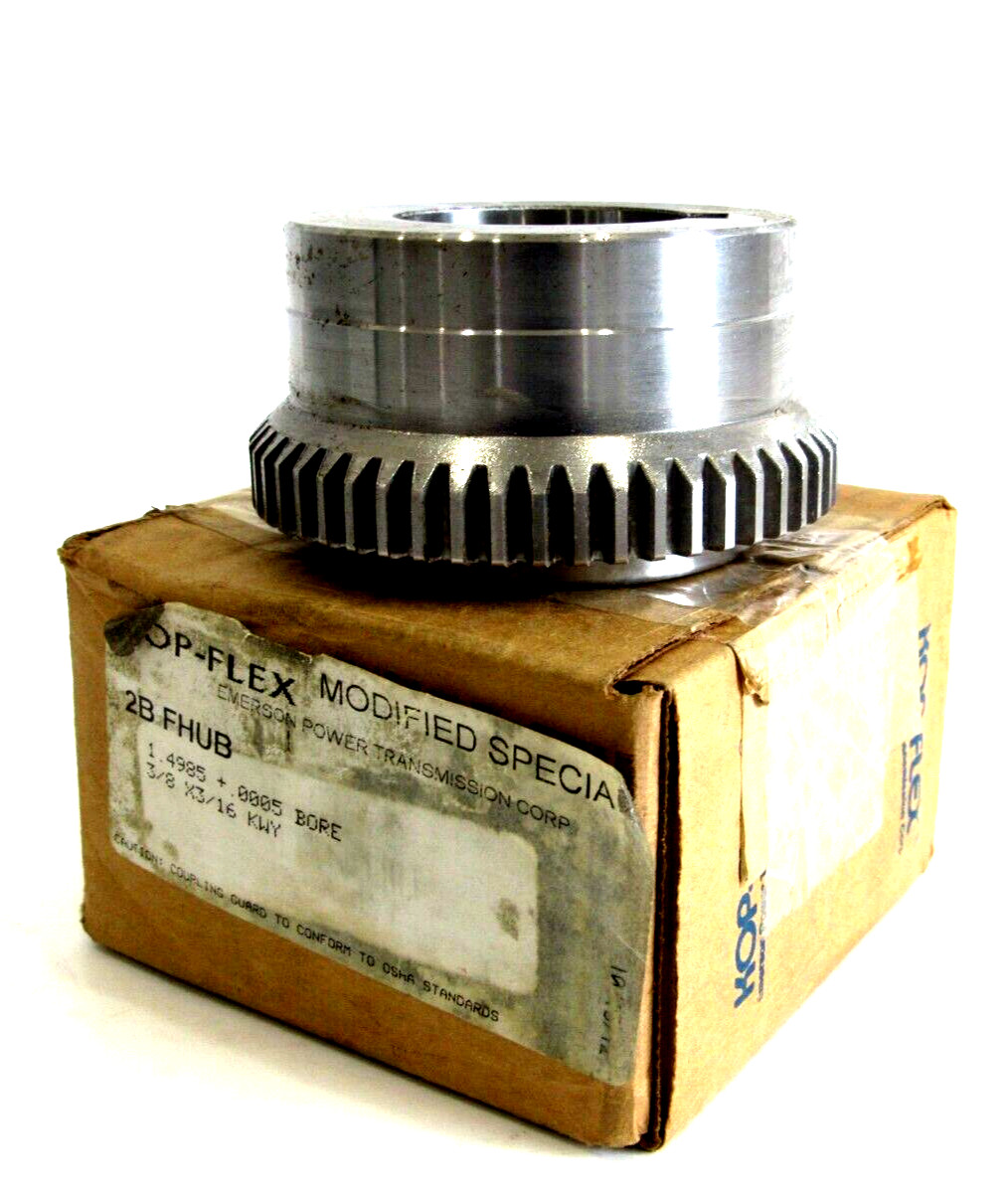 NEW EMERSON KOP-FLEX 2B FHUB COUPLING FLEX HUB 2BFHUB NEW EMERSON KOP-FLEX 2B FHUB COUPLING FLEX HUB 2BFHUB