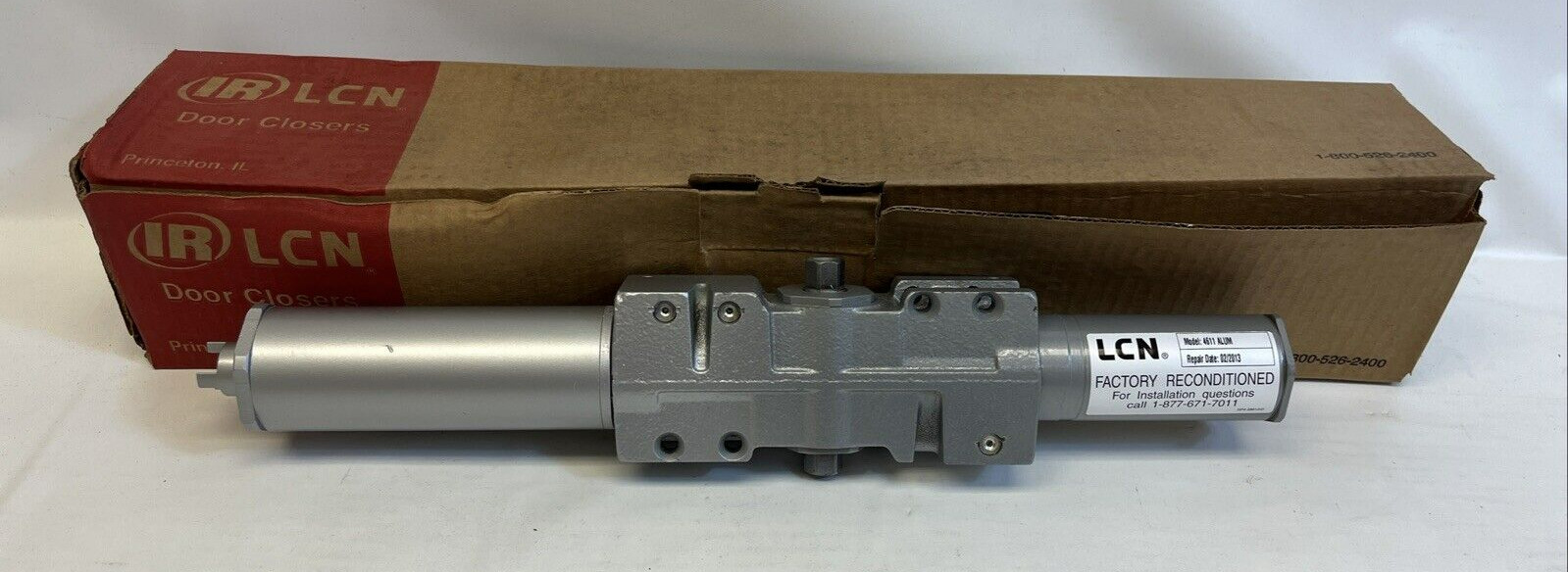 LCN 4611 Alum Inswing Closer Cylinder, Factory Reconditioned LCN 4611 Alum Inswing Closer Cylinder, Factory Reconditioned
