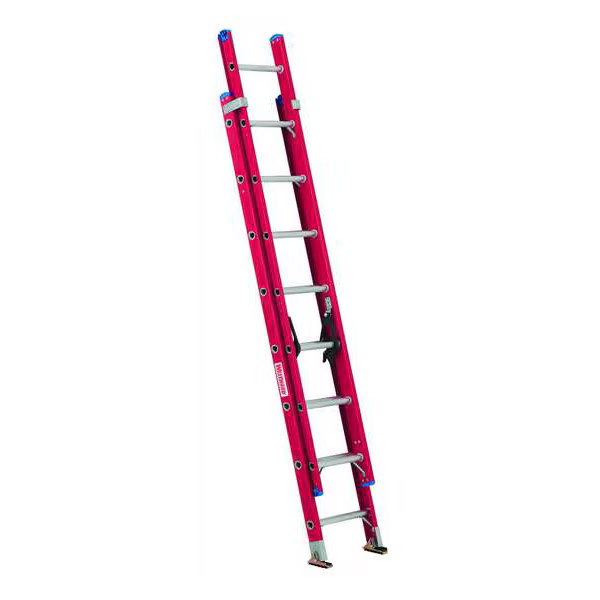 Westward 16 ft Fiberglass Extension Ladder, 300 lb Load Capacity 44YY67 Westward Westward 16 ft Fiberglass Extension Ladder, 300 lb Load Capacity 44YY67 Westward