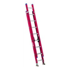 Westward 16 ft Fiberglass Extension Ladder, 300 lb Load Capacity 44YY67 Westward picture