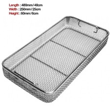 Mesh Tray Wire Basket Sterilization Surgical Dental Instruments Storage Rack CE picture