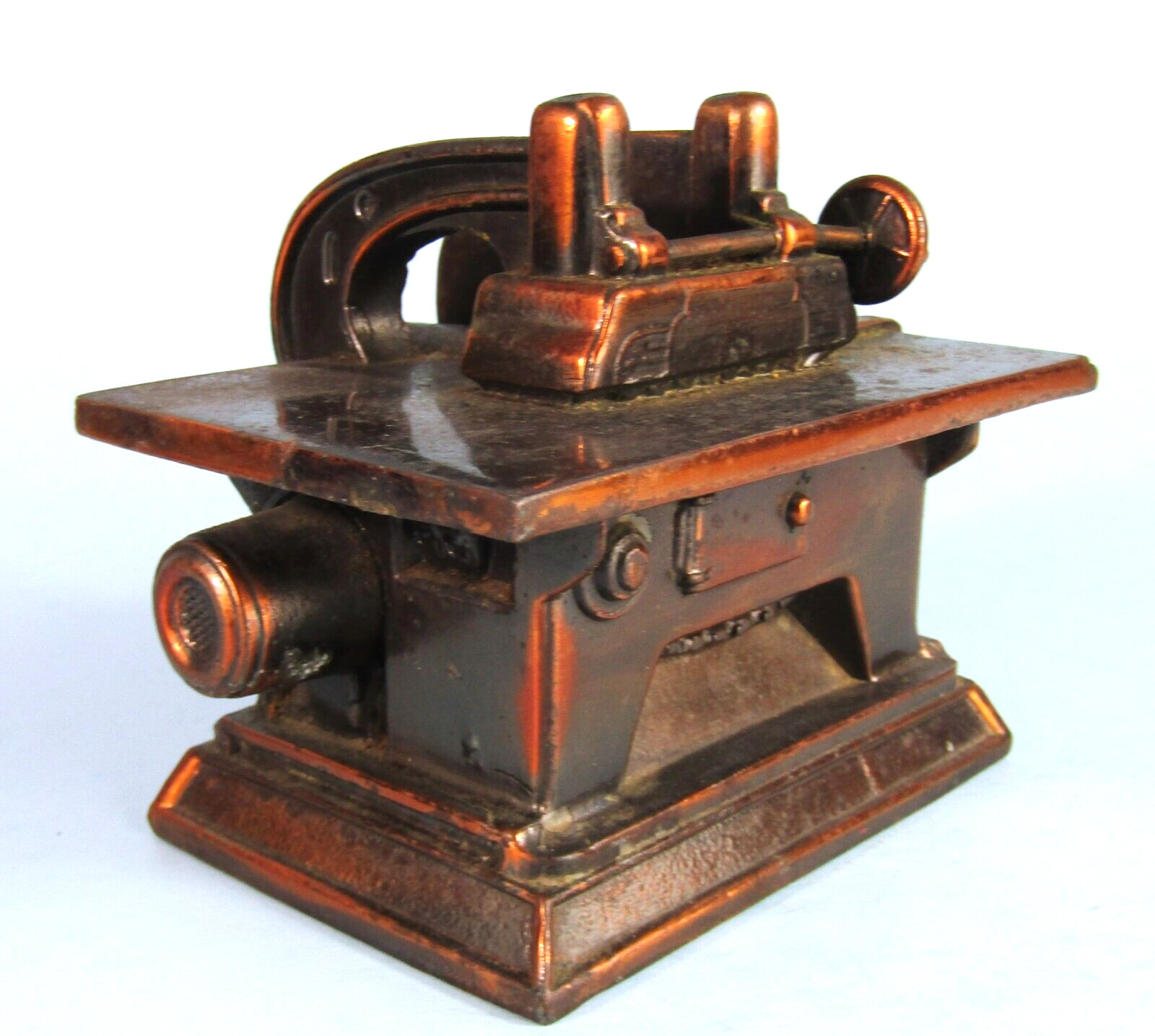VINTAGE METAL INDUSTRIAL PAPERWEIGHT GM DIEHL MACHINE WORKS RIP SAW REPLICA