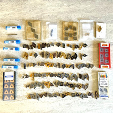 Lot Of Indexable Turning Carbide Inserts All Usable Mostly New picture