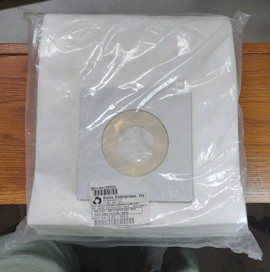 Windsor 8.621-509.0 - Bags, Paper Wide Area Vac 10 pack