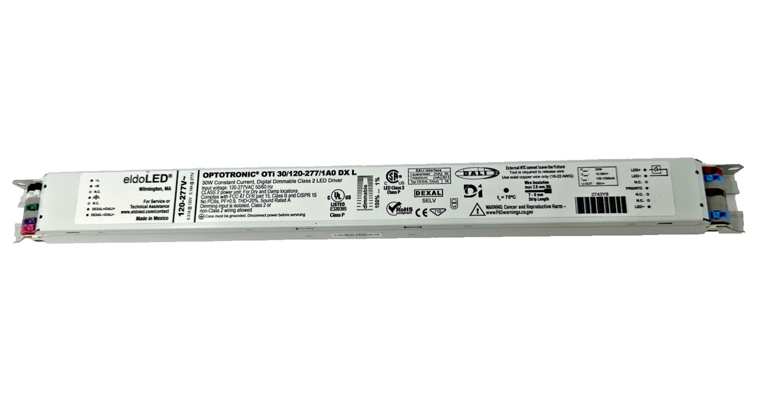 NEW eldoLED OTi 30/120-277/1A0 DX L Dimmable 30W LED Driver Fast NEW eldoLED OTi 30/120-277/1A0 DX L Dimmable 30W LED Driver Fast