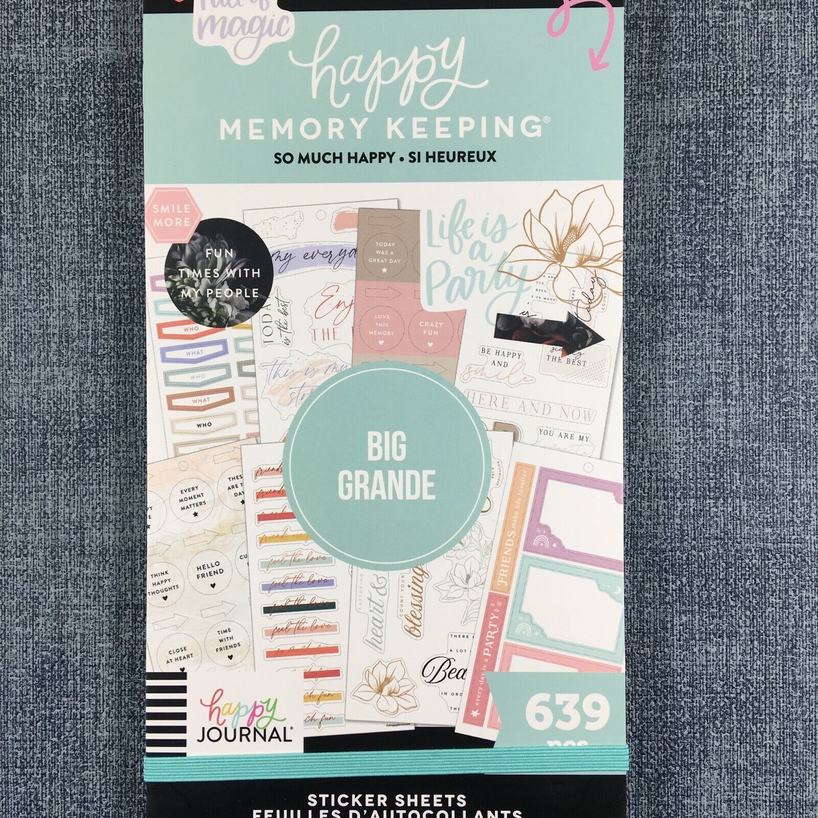 The Happy Planner Happy Memory Keeping So Much Happy Big Sticker Book Mambi