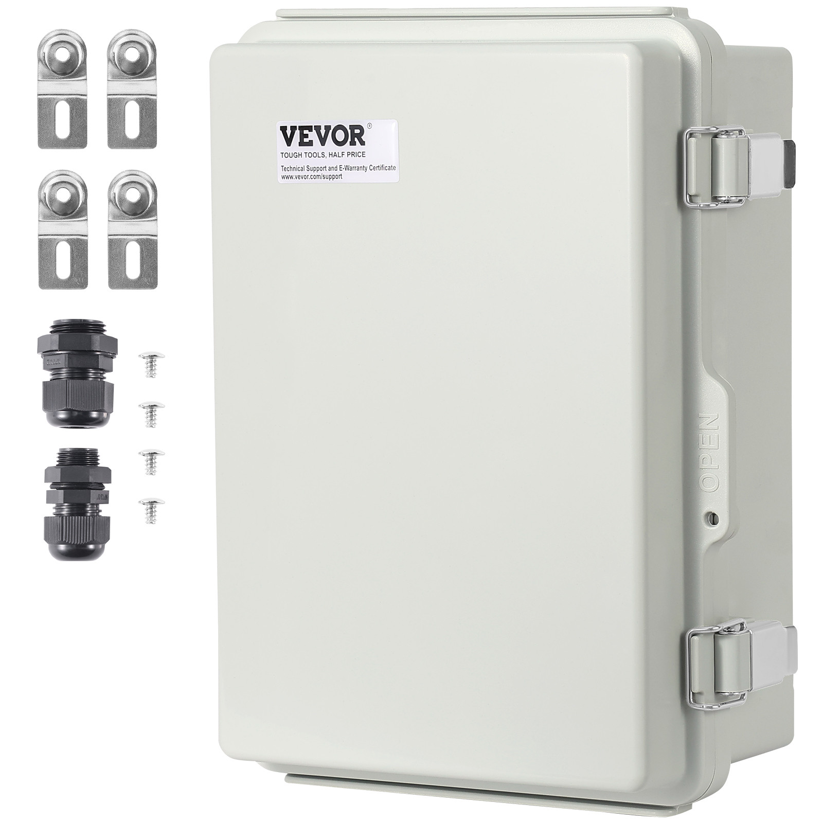VEVOR Outdoor Junction Box 11.81x7.87x7.08 in ABS Plastic Electrical Enclosure VEVOR Outdoor Junction Box 11.81x7.87x7.08 in ABS Plastic Electrical Enclosure