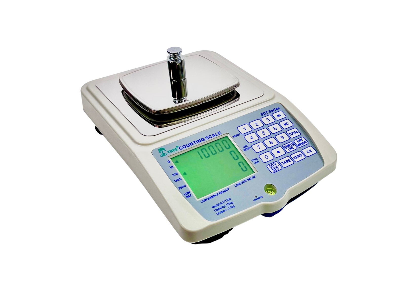 Tree SCT-1200 Small Parts Counting Weigh Scale 1200g x 0.02g AC Adapter Tree SCT-1200 Small Parts Counting Weigh Scale 1200g x 0.02g AC Adapter