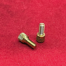 Solid Brass Knurled Thumb Screw - 8-32 - UNC - Qty 25 picture