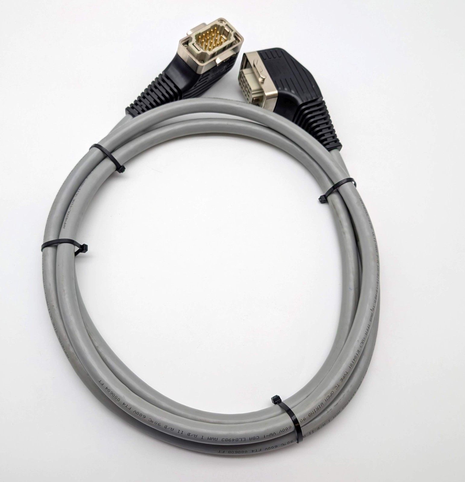 Amphenol Sine Systems HM18EEG16-MPS/FPS-A 18 Pin C146 Cable Assembly 10 Feet Amphenol Sine Systems HM18EEG16-MPS/FPS-A 18 Pin C146 Cable Assembly 10 Feet