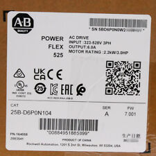 IN US New Factory Sealed Allen-Bradley 25B-D6P0N104 3Hp AC Drive PowerFlex 525 picture