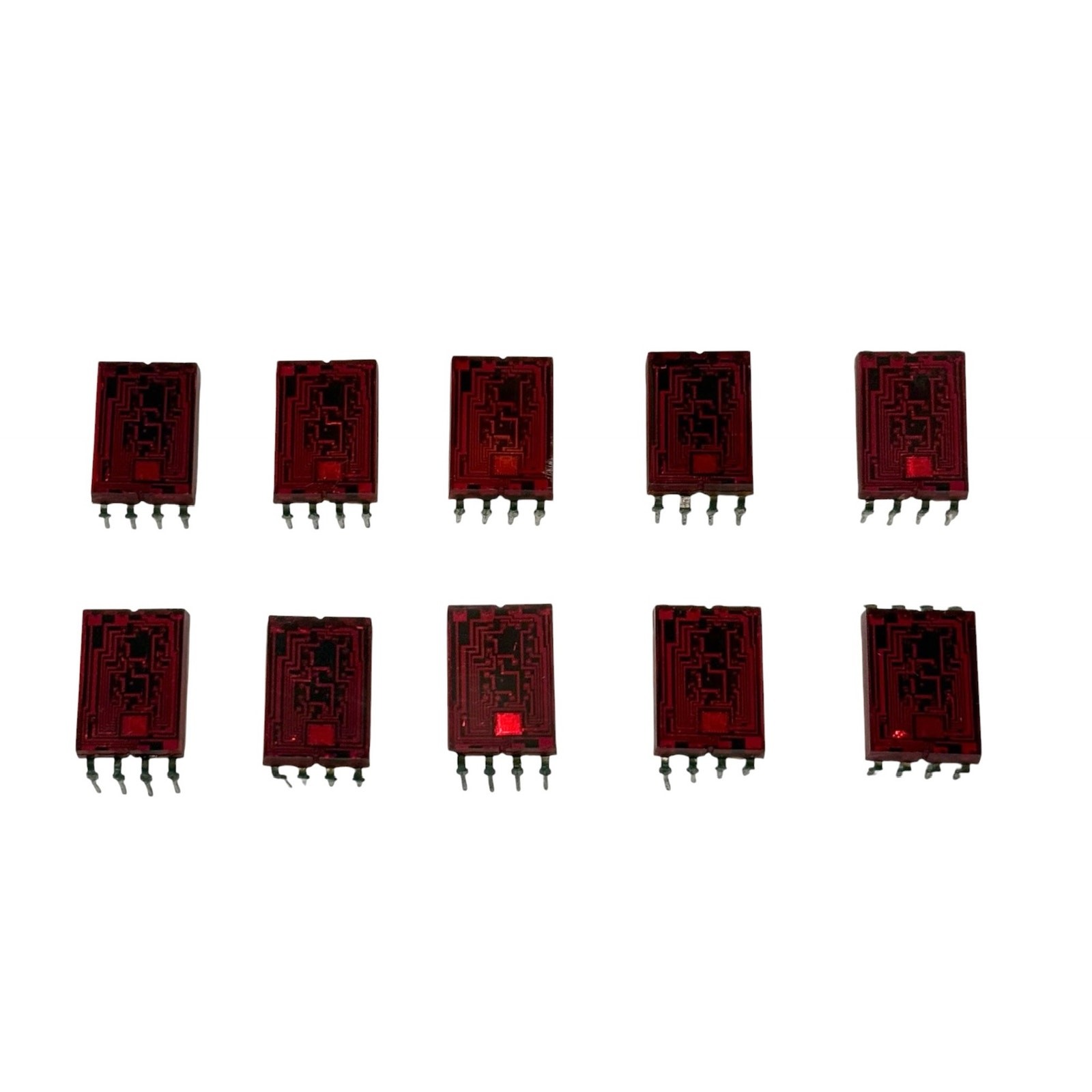 Lot of 10 HP 5082-7302-203B LED Numeric Display - Vintage Epoxy 4x7 - Untested Lot of 10 HP 5082-7302-203B LED Numeric Display - Vintage Epoxy 4x7 - Untested