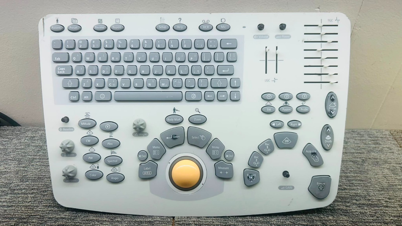 Philips EnVisor C HD Control Panel Keyboard M2540-40100 Trackball - 8342577 Philips EnVisor C HD Control Panel Keyboard M2540-40100 Trackball - 8342577