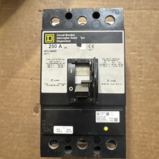 Square D KCL34250, 3 Pole, 250 Amp, 480 Volt, Circuit Breaker Next Day Options picture