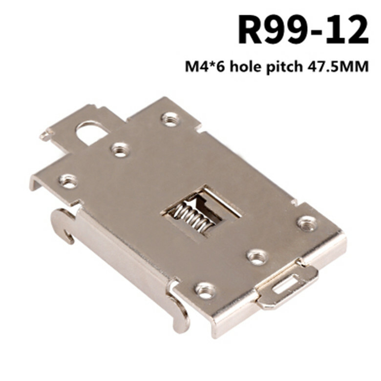 5pcs R99-12 DIN buckle Small SSR solid state relay 35mm rail mounting frame 5pcs R99-12 DIN buckle Small SSR solid state relay 35mm rail mounting frame