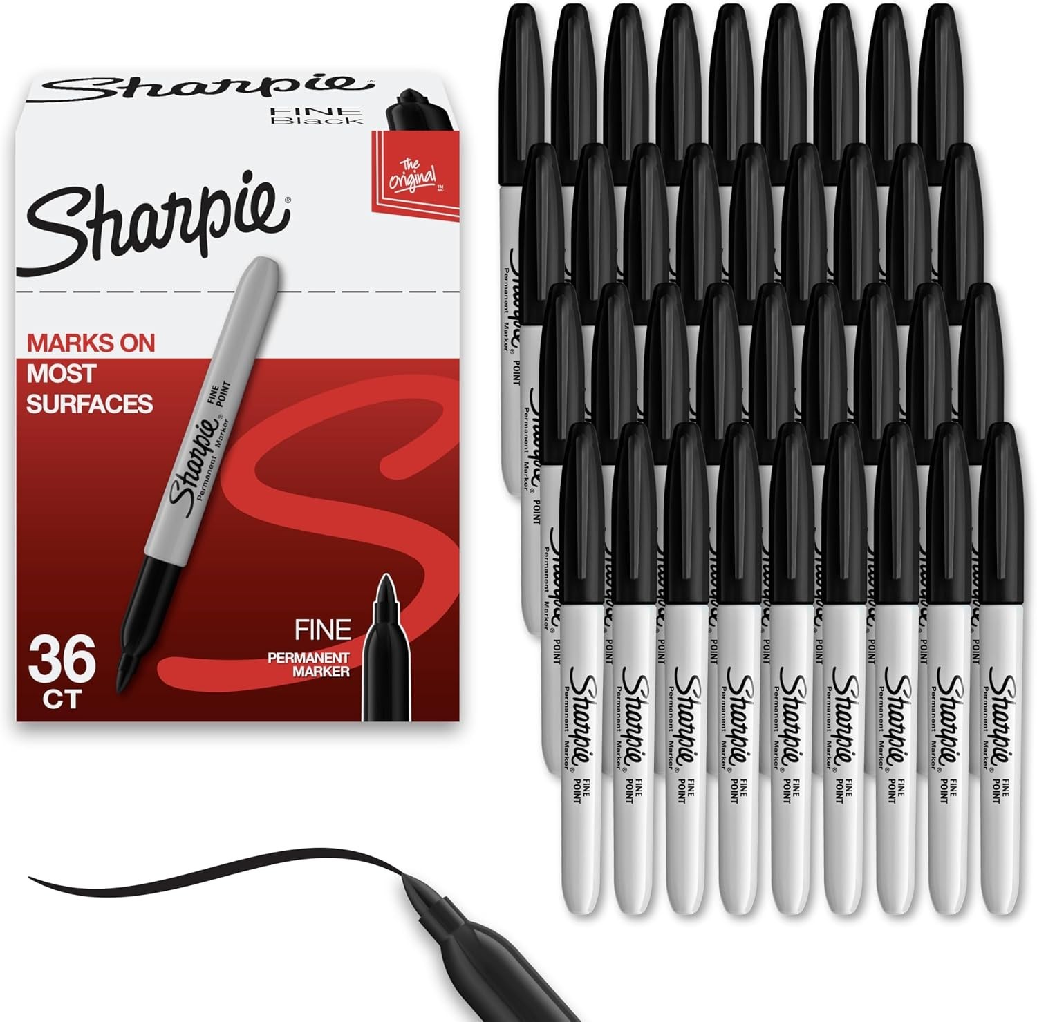 Sharpie Permanent Markers, Bulk Set, Fine Tip Markers, For Plastic, Metal, Wood, Sharpie Permanent Markers, Bulk Set, Fine Tip Markers, For Plastic, Metal, Wood,