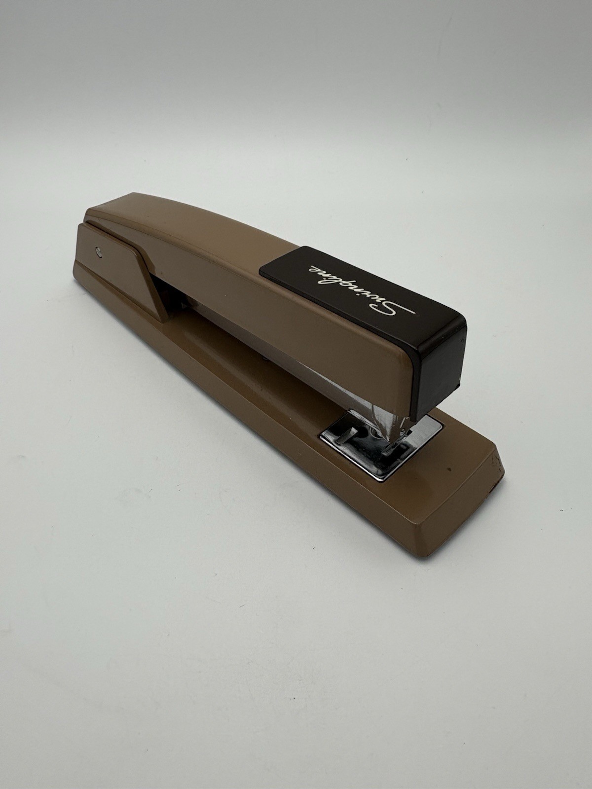 Vintage Swingline Stapler Avocado Brown Tan MCM Retro Office Decor USA Vintage Swingline Stapler Avocado Brown Tan MCM Retro Office Decor USA