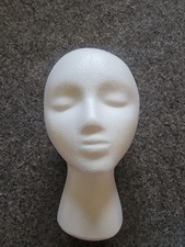 STYROFOAM FOAM MANNEQUIN WIG HEAD DISPLAY HAT CAP WIG HOLDER  picture
