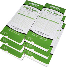 uPunch 300 Time Cards for Green HN3000 AutoAlign Time Clocks (HNTCG1300) picture