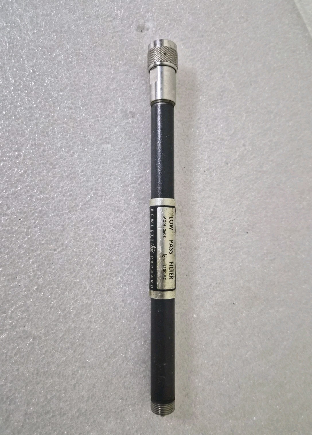 HP Hewlett Packard 360C 2.2 GHz 2200 MHz Low Pass RF Microwave Filter 50 Ohm N HP Hewlett Packard 360C 2.2 GHz 2200 MHz Low Pass RF Microwave Filter 50 Ohm N