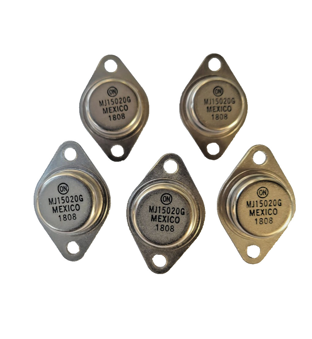 MJ15020G TO3 Power Transistor New 5 Pack