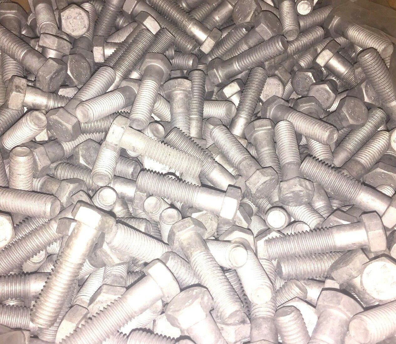 5/8-11 X 12 Hex Head Cap Screws Hot Dipped Galvanized With Nuts 10 Pieces 5/8-11 X 12 Hex Head Cap Screws Hot Dipped Galvanized With Nuts 10 Pieces