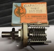 NOS NIB E.F. Johnson Type 9MB11/Catalog 160-208 Butterfly Capacitor 2.3-8 uF MFD picture