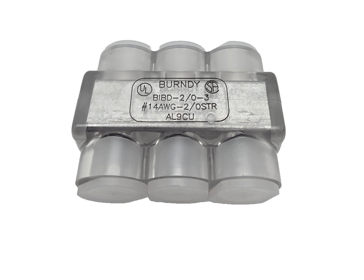 BURNDY BIBD-2/0-3 Insulated Multi-Tap Connector 3-Port 14 AWG-2/0 AL9CU BURNDY BIBD-2/0-3 Insulated Multi-Tap Connector 3-Port 14 AWG-2/0 AL9CU