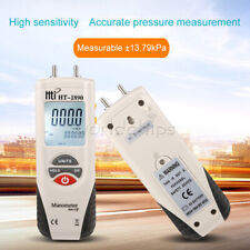 Hti HT-1890 Digital Manometer Dual Port Air Pressure Gauge HVAC Gas Tester Meter picture