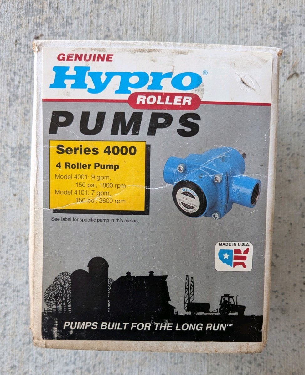 Hypro 4101C Cast Iron 4-Roller Pump Series 4000 Hypro 4101C Cast Iron 4-Roller Pump Series 4000