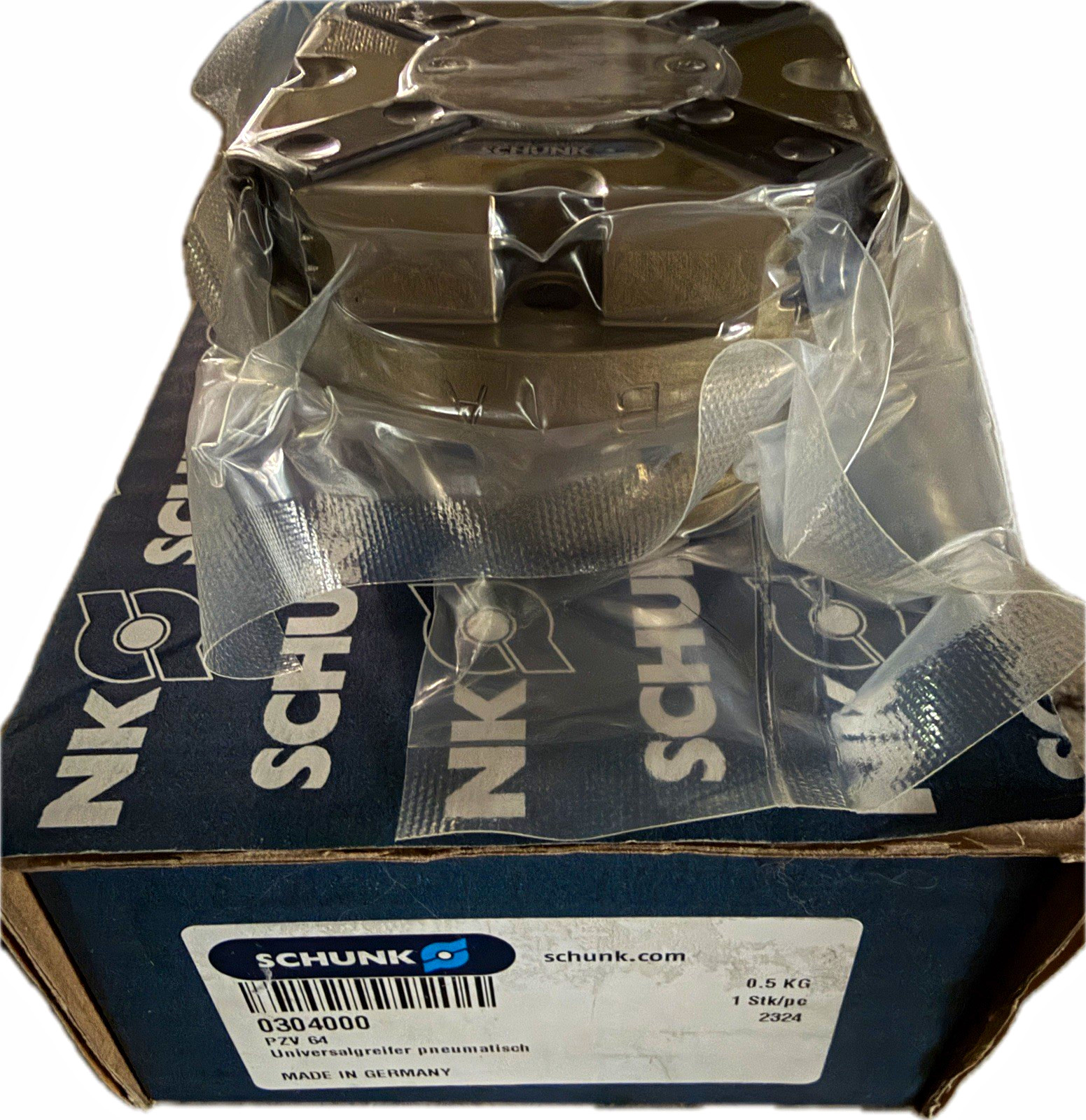 SCHUNK PZV 64 Pneumatic Universal Gripper Made in Germany MPN 0304000
