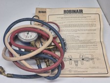 Robinair AC Manifold Test Gauges 134A Hoses 60  USA picture