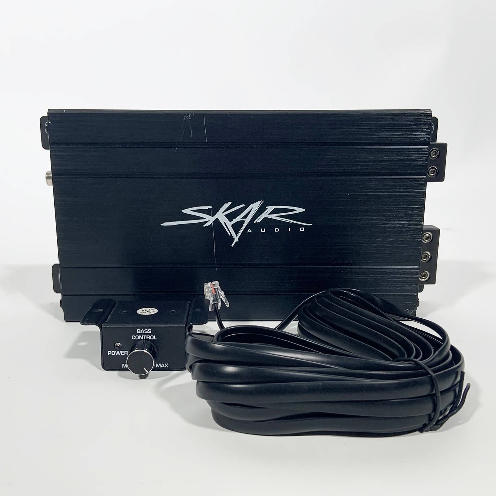 USED SKAR AUDIO SK-M5001D 500W RMS ULTRA COMPACT CLASS D MONOBLOCK CAR AMPLIFIER USED SKAR AUDIO SK-M5001D 500W RMS ULTRA COMPACT CLASS D MONOBLOCK CAR AMPLIFIER