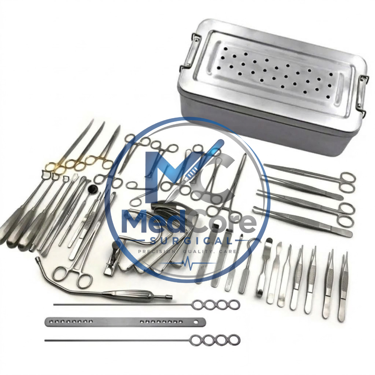 Basic Orthopedic Surgery Set of 25 PCS of Surgical Instruments With Box Basic Orthopedic Surgery Set of 25 PCS of Surgical Instruments With Box