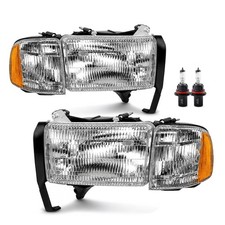 Dodge Ram 1500 2500 3500 Headlights Assembly 1994 2001 Replacement Parts for picture