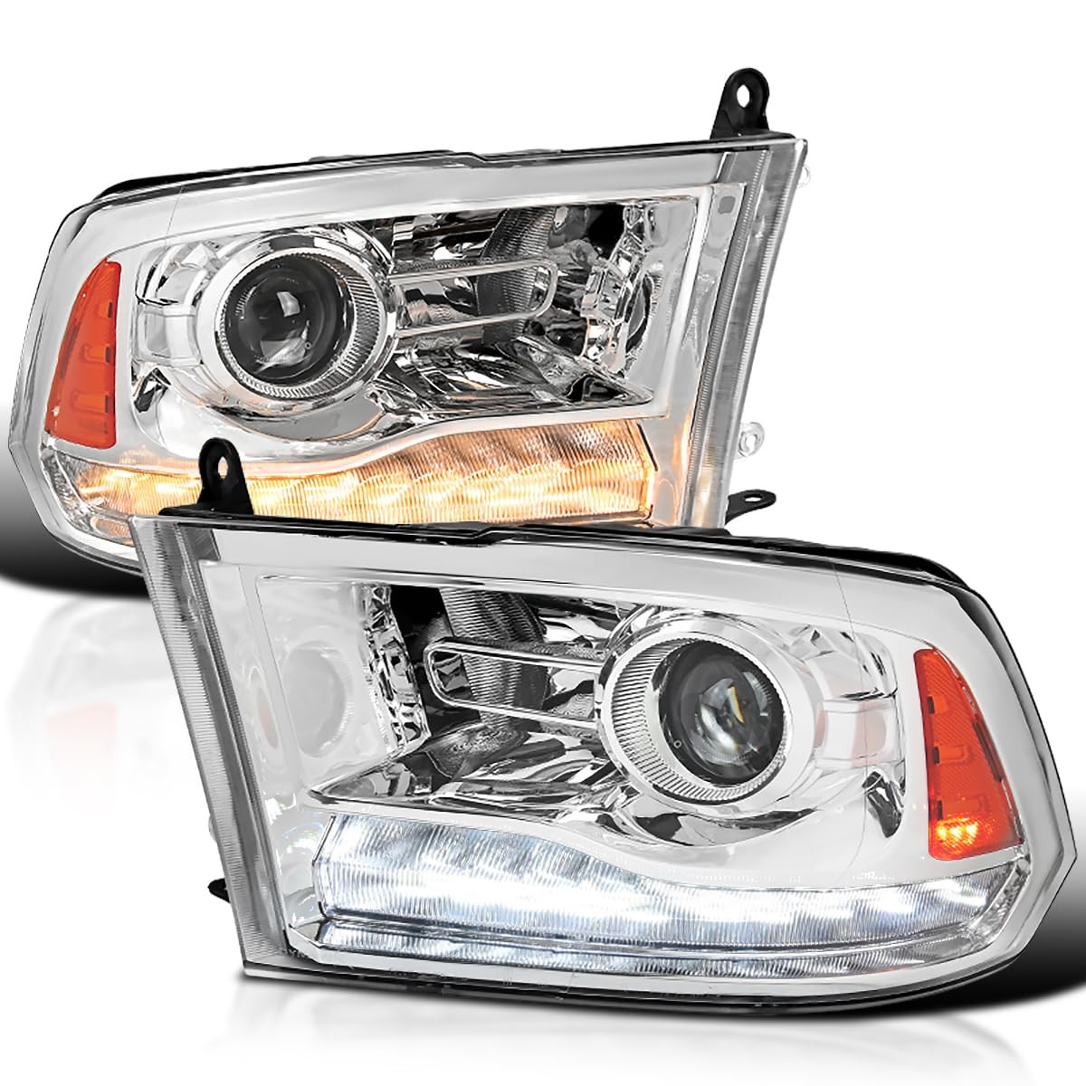 Dodge Proj. H/L Seq. Switchback LED 09-18 Ram 1500/2500/3500 19-24 Ram 1500 L+R Dodge Proj. H/L Seq. Switchback LED 09-18 Ram 1500/2500/3500 19-24 Ram 1500 L+R