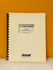 Elgar M071001-01 AC Power Source Model 751SL/1001SL/1751SL Operating Manual picture