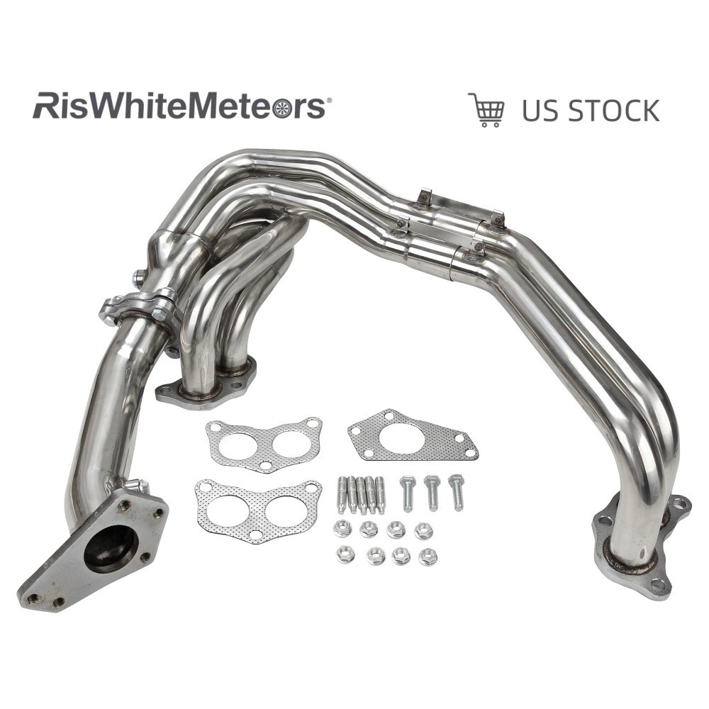 Performance Exhaust Manifold Set Compatible with 02-06 Subaru WRX /STI EJ205/255 Performance Exhaust Manifold Set Compatible with 02-06 Subaru WRX /STI EJ205/255