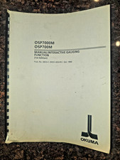 Okuma OSP7000M OSP700M Manual Interactive gaging 3833-E picture