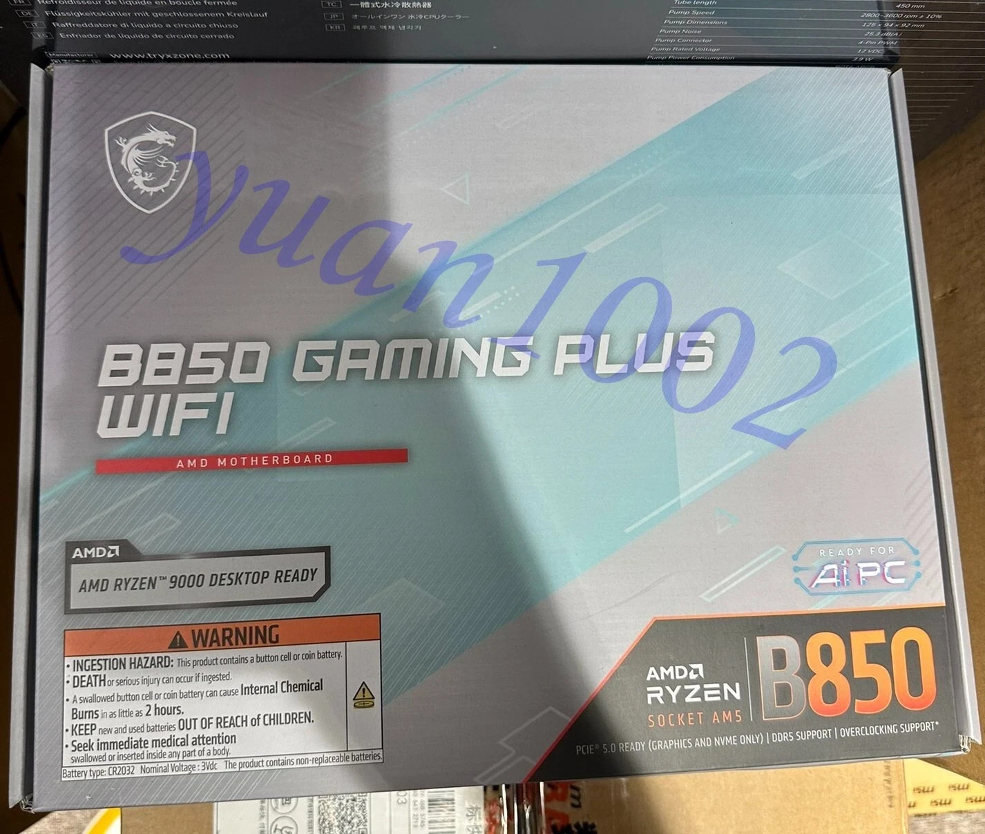 NEW MSI B850 GAMING PLUS WIFI Motherboard Fast delivery NEW MSI B850 GAMING PLUS WIFI Motherboard Fast delivery
