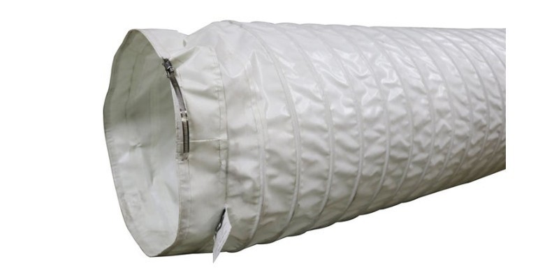 L.B. White Duct KIT, WHITE, FLEXIBLE 16” DIA. X 25’ W/CLAMP #500-30076 L.B. White Duct KIT, WHITE, FLEXIBLE 16” DIA. X 25’ W/CLAMP #500-30076