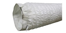 L.B. White Duct KIT, WHITE, FLEXIBLE 16” DIA. X 25’ W/CLAMP #500-30076 picture