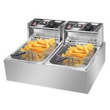 ZOKOP 5000W Electric Deep Fryer 12L Dual Fry Machine Commercial Restaurant picture