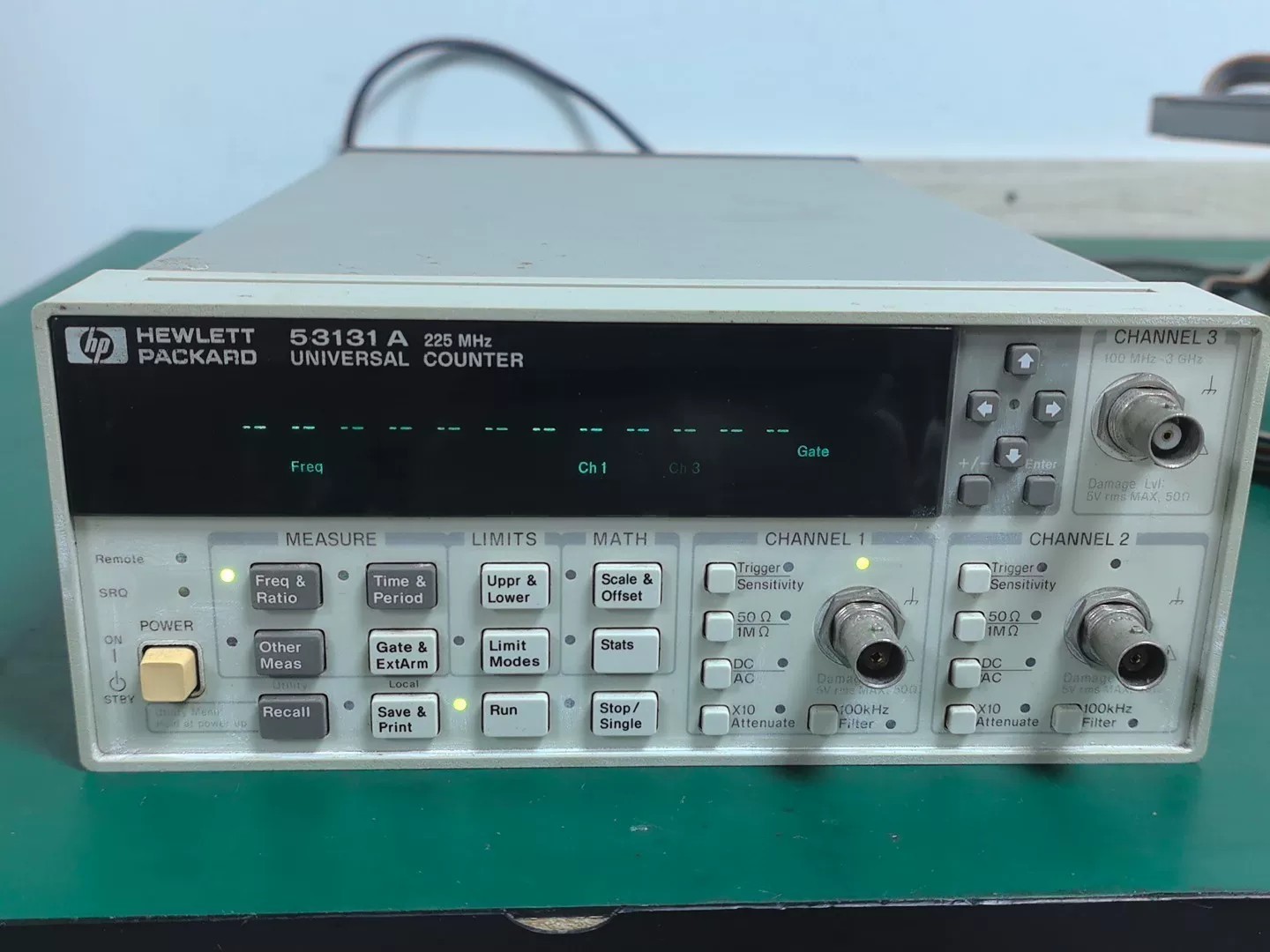 1pcs 53131A Agilent KEYSIGHT 225MHz REQUENCY UNIVERSAL COUNTER Fast delivery 1pcs 53131A Agilent KEYSIGHT 225MHz REQUENCY UNIVERSAL COUNTER Fast delivery