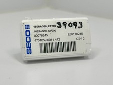 SECO 16ER AG60 New Carbide Inserts 76245 Grade CP200 2pcs picture