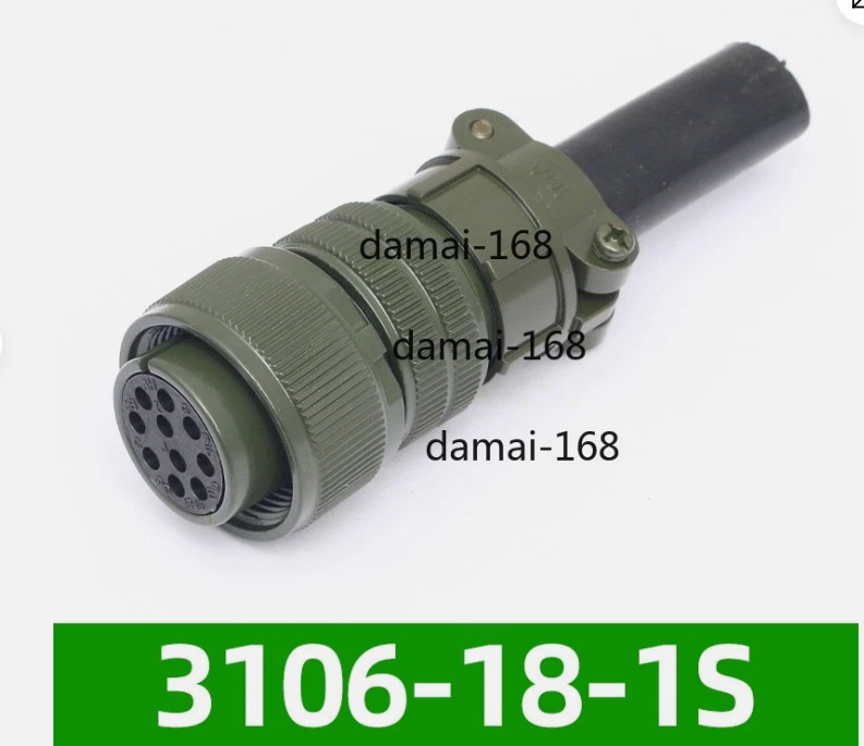 10pc Aviation plug servo connector 10pin MS3106A18-1S 10pc Aviation plug servo connector 10pin MS3106A18-1S