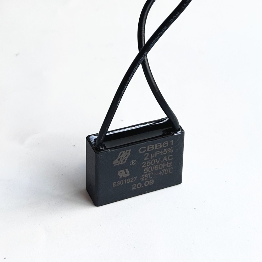 CBB61 250V Capacitor 2 wires 2/3/3.5/4/5/5.5/6/6.5/7/8/9/10/12/15/18/20/25/30 UF CBB61 250V Capacitor 2 wires 2/3/3.5/4/5/5.5/6/6.5/7/8/9/10/12/15/18/20/25/30 UF