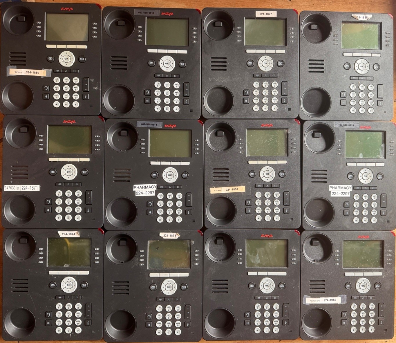 Lot of 12 Avaya 9608G IP Office Phones Lot of 12 Avaya 9608G IP Office Phones
