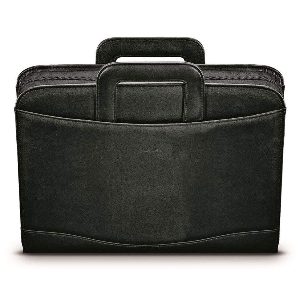 Filofax Quality Metropol A4 Zipped Folio with Handle in Classic Black Colour Filofax Quality Metropol A4 Zipped Folio with Handle in Classic Black Colour